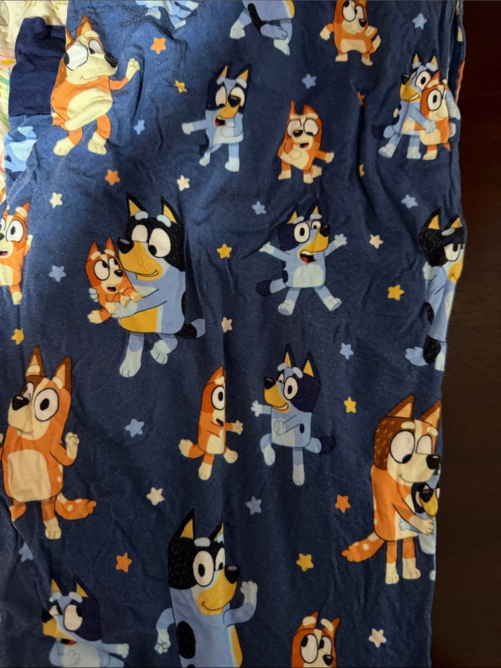 Little Sleepies Kids Pull-On Shorts in Aqua, Cream, Navy - Picture 2 of 4